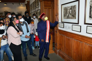 Governor Bandaru Dattatreya visits Indian Institute of Higher Studies Shimla