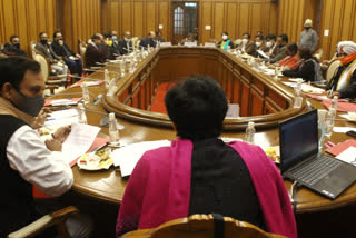 Environment committee meeting of Delhi Legislative Assembly