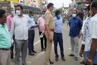 பாதுகாப்பு ஏற்பாடுகளை ஆய்வு செய்த மாவட்ட ஆட்சியர்