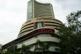 Sensex drops over 100 pts; Nifty slips below 14,100