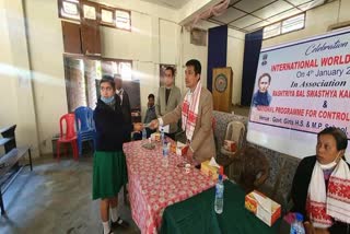 Free Eye test Camp organized by Dibrugarh district administration etv bharat news