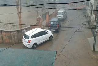 rain and hail storm in alwar