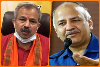 delhi BJP challenges education minister manish sisodiya to debate on delhi education model