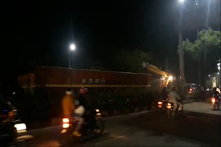 accident in jaipur,  highspeed truck