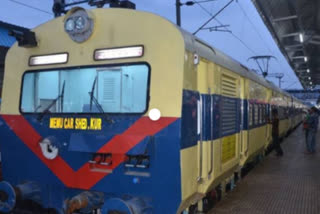 Hatia-Vardhaman EMU train started in dhanbad