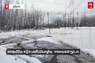 Heavy snowfall in Jammu and Kashmir