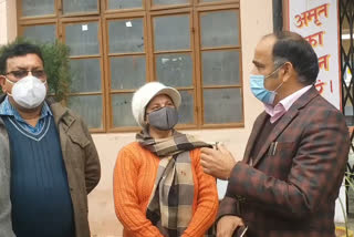 Director of Himachal Education Department Dr. Amarjeet Sharma visited Hamirpur
