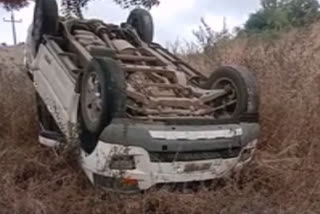 two persons were injured in road accident at maddalapally in ananthapur