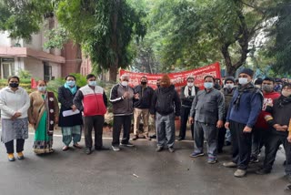 RAK Nursing College employees Protest continue for second day