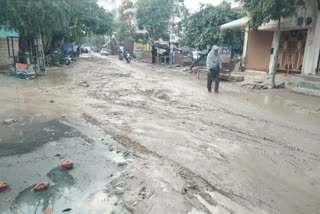 problem of waterlogging and sewer work in Kunwar Singh Nagar delhi