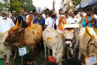 The Yuga Tulsi Foundation has called for a 'Go Sadak Bandh' on the 8th of this month in lb nagar