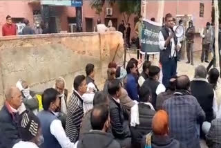 congress gave support farmers protest, churu latest hindi news