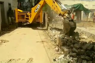 jda-removed-encroachment, Action against illegal encroachment