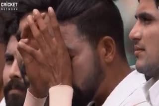 Mohammed Siraj tears