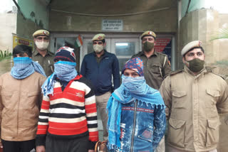 Govindpuri police arrested three accused in robbery case in Delhi