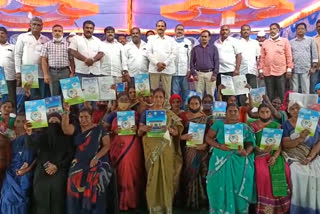 MLA Gopireddy Srinivasareddy distributed houses