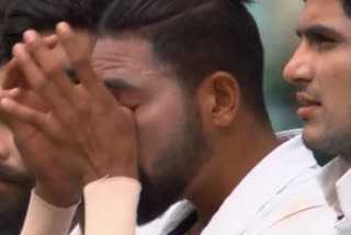 emotional mohammed siraj tears-up-while-singing-national-anthem-in-sydney-test
