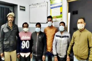 four gamblers arrested, Ajmer news, crime in ajmer, crime in rajasthan, सट्टे की खाई वाली, अजमेर में जुआ खेलते हुए चार गिरफ्तार, जुआरी गिरफ्तार