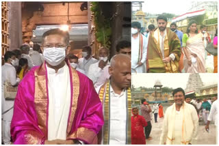 vips at tirumala darshan