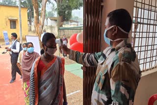 Preparation for vaccination in Naxal affected Bastar division