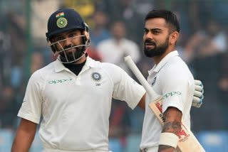 first time Rohit Sharma is playing a Test in the absence of Kohli