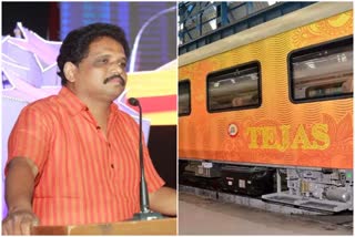 MP su venkatesan thank central govt for resume tejas train