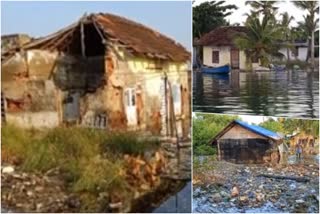 threatened by floods  floods  വെള്ളപൊക്ക ഭീഷണി  തുരുത്ത്‌ നിവാസികൾ  Ashtamudi Lake