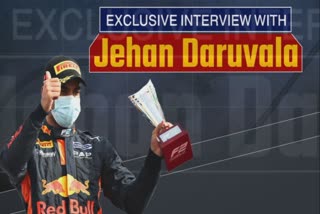 Indian F2 racer Jehan Daruvala interview with ETV Bharat