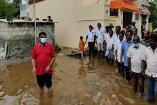 எம்பி செந்தில்குமார் ஆய்வு