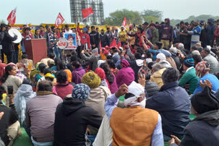 Agricultural law News, Farmers protest in Alwar, राजस्थान हिंदी न्यूज