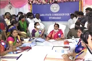 బాధ్యతలు స్వీకరించిన రాష్ట్ర తొలి మహిళా కమిషన్