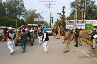 Tractor march in Sirsa