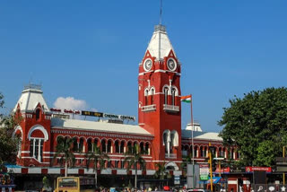 mentally ill person has made a bomb threat to the Chennai Central railway station
