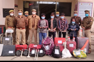 Four accused arrested with stolen goods in Greater Noida