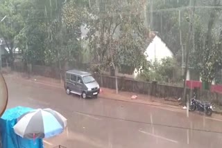 sudden rain hits  yellapur
