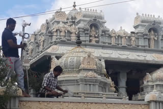 cc cameras arrangement at atmakur sri venkateshwara temple