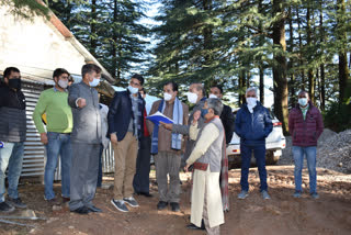 Suresh bhardwaj visit dharamshala.