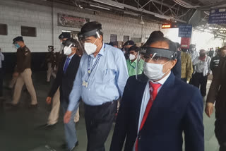 bilaspur-zone-general-manager-gautam-benerjee-inspected