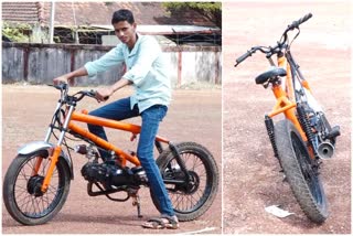 school dropout creates bike within weeks