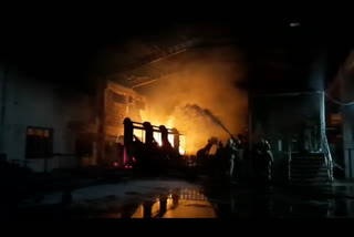 Fire at a spare equipment manufacturing plant in Mangalore