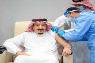 Saudi King Salman gets Pfizer Covid shot