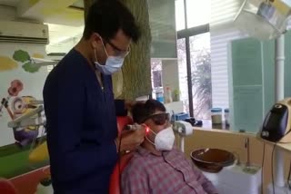 Hubli doctor invented new laser device wich helps The dentist