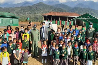 Sare jaha se accha sung by children in arunachal etv bharat news