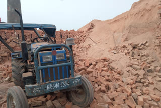 Worker died in a brick and kiln accident at fatehabad