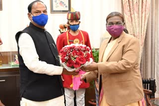 Former CM Raghuvar Das met the Governor of Jharkhand