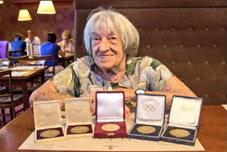 Olympic champion celebrates her 100th birthday