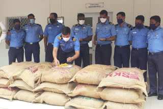 turmeric smuggled to Srilanka seized