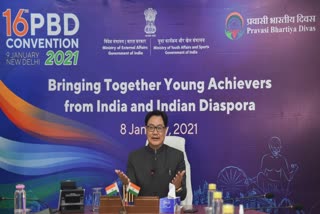 Youth played a big role in fighting coronavirus pandemic: Kiren Rijiju