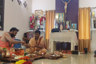 Shriramulu worship in Christian home
