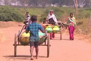 water problem in haveri district hiremalluru village